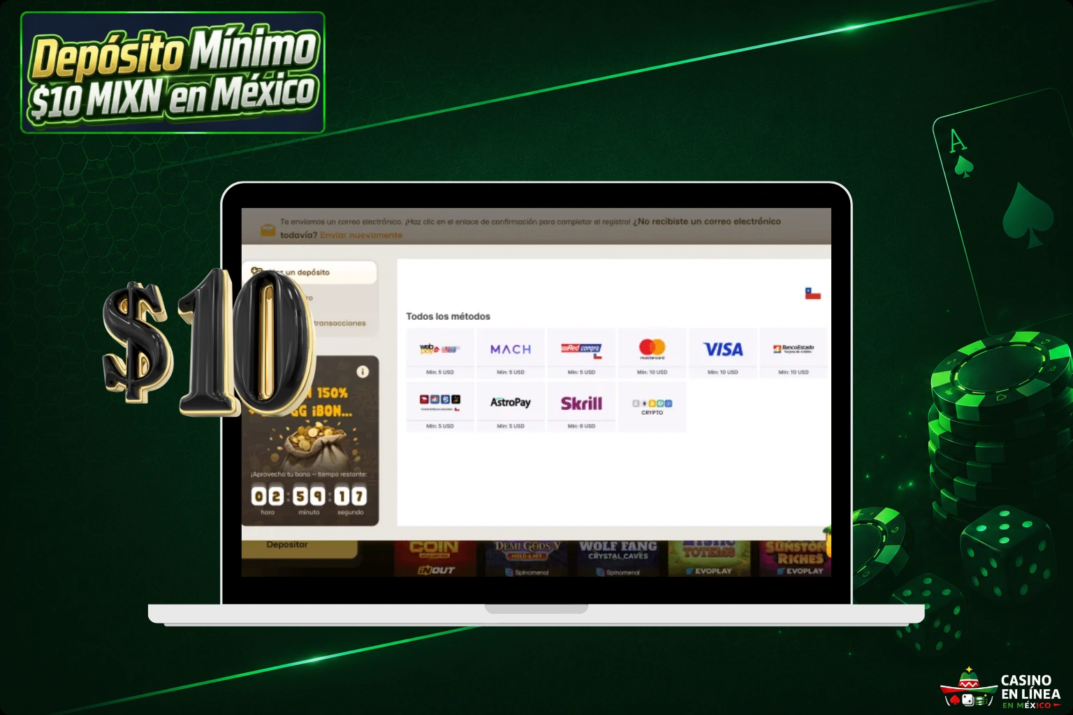 Beneficios de Jugar con un Depósito Mínimo de $10 MXN