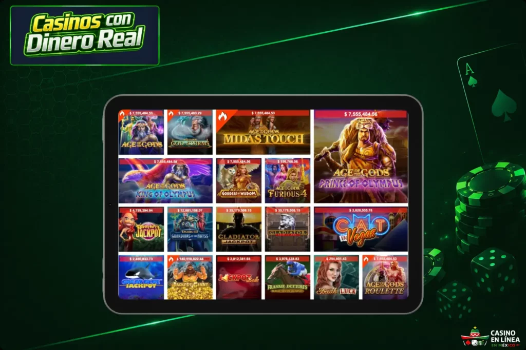 Casinos con Dinero Real en México