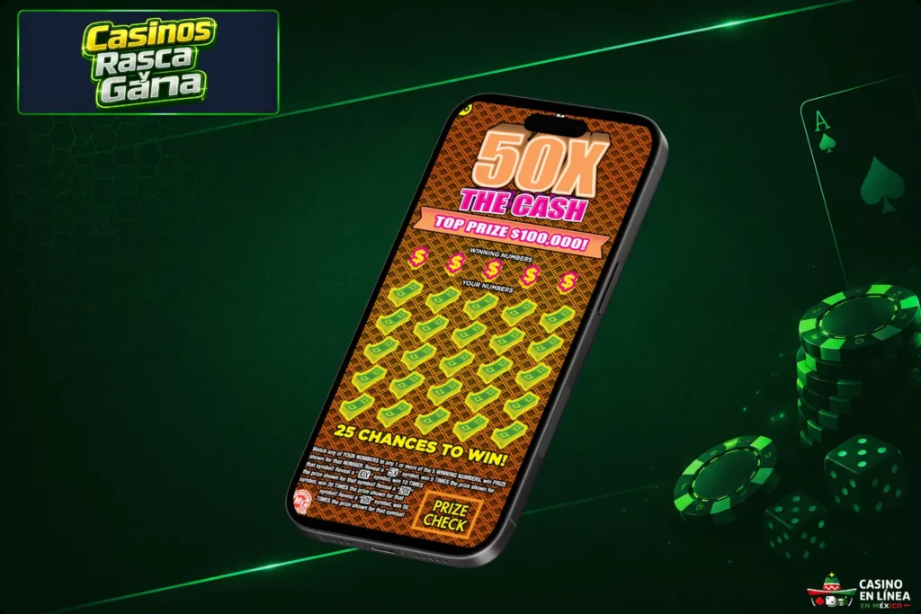 Qué son los juegos rasca y gana online en México