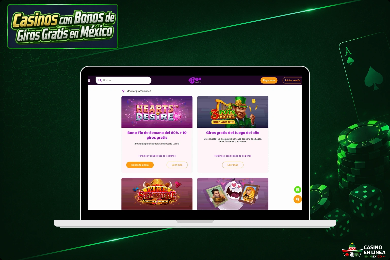 Comparativa de Casinos con Giros Gratis en México