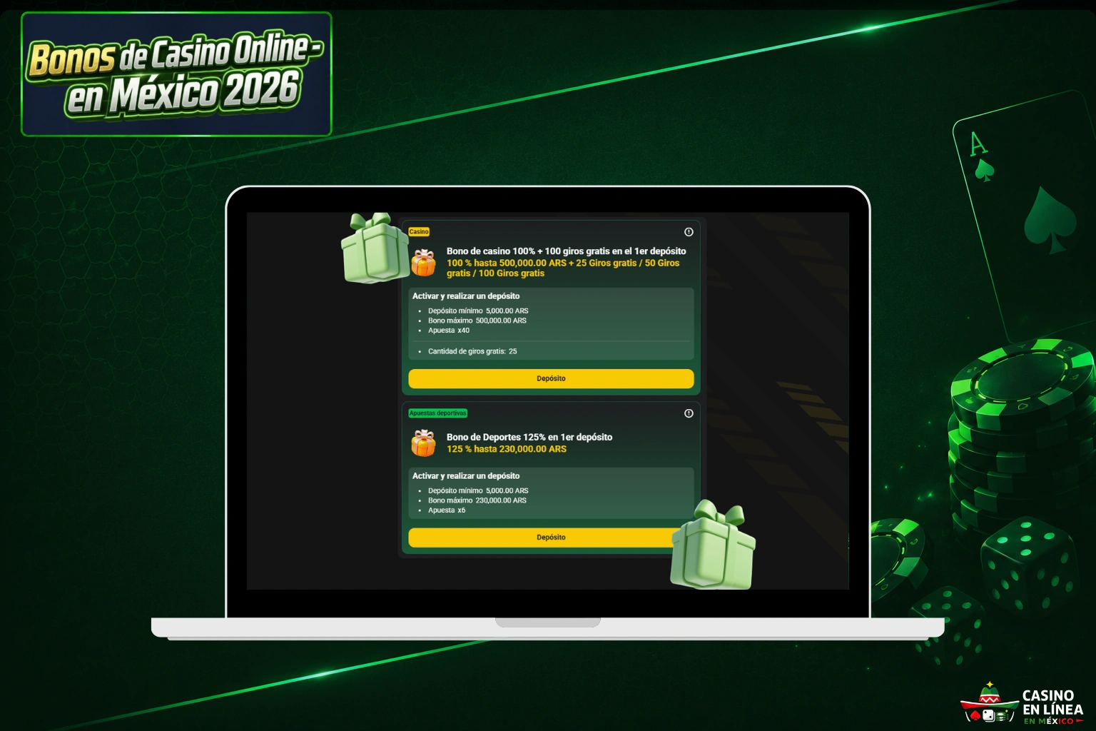 Los Mejores Bonos de Casino Online en 2026