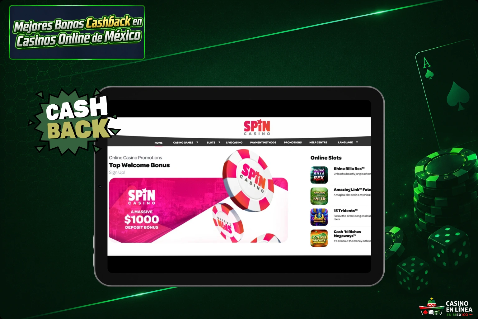 Tipos de Bonos Cashback Disponibles