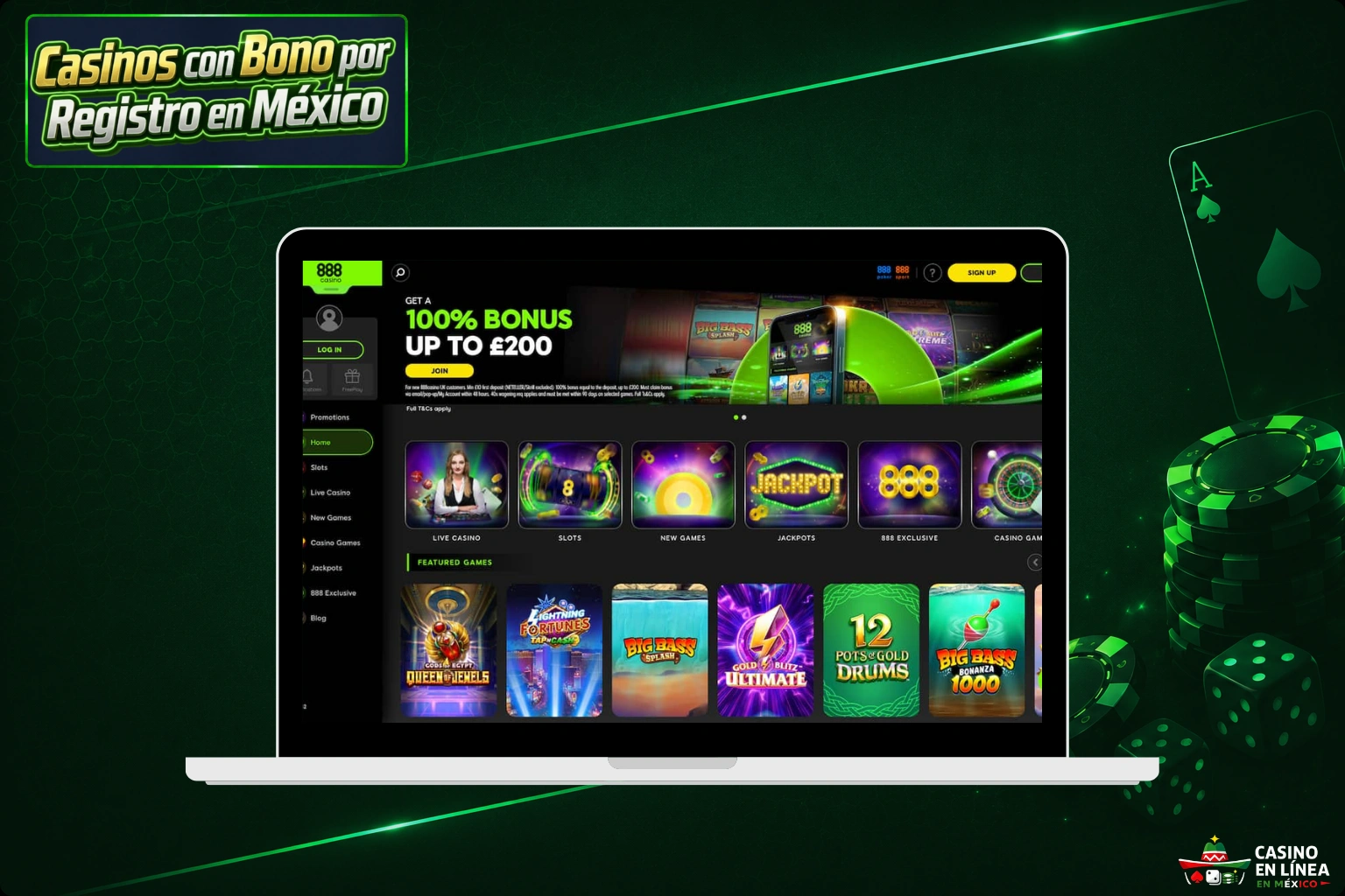 Tipos de Bonos por Registro en Casinos Online