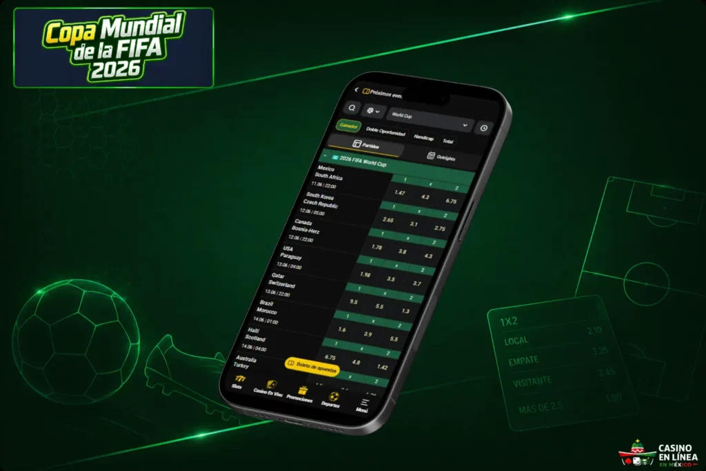 Apuestas para el Mundial 2026 en México