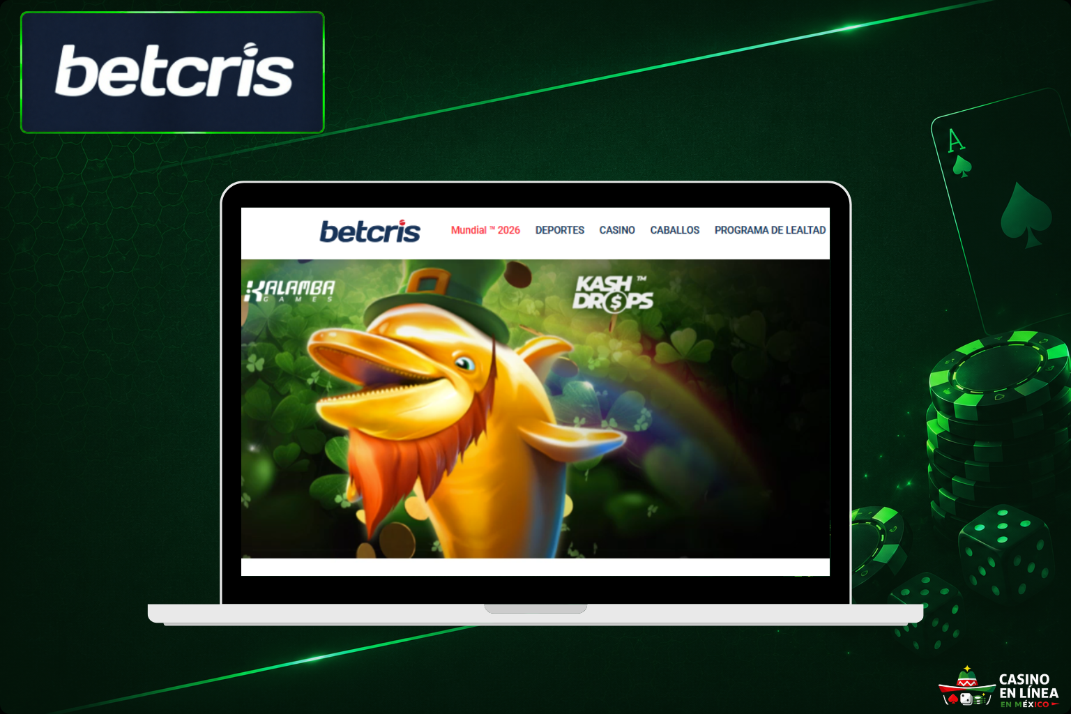 Sitio web oficial del casino BetCris