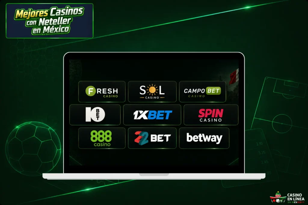 Mejores Casinos Online con Neteller en México