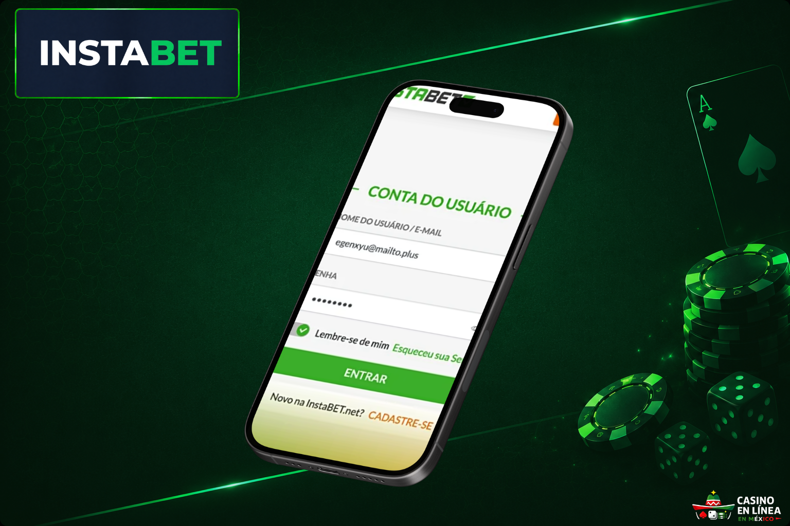 Inicia sesión en el casino Instabet