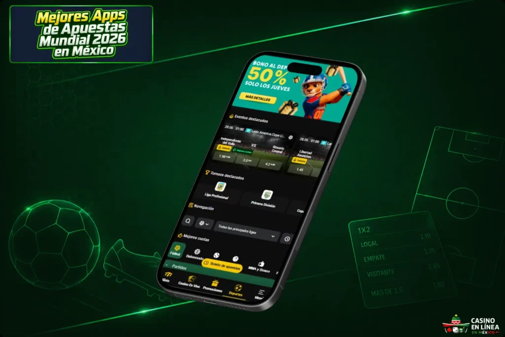 Mejores Apps de Apuestas para la Copa Mundial 2026 en México