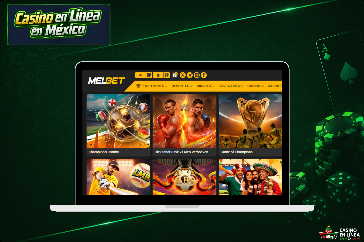 Ofertas especiales de la marca Melbet