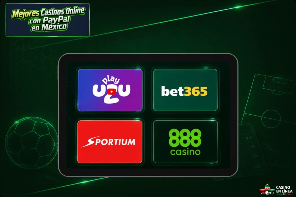 Mejores Casinos Online con PayPal en México 2026