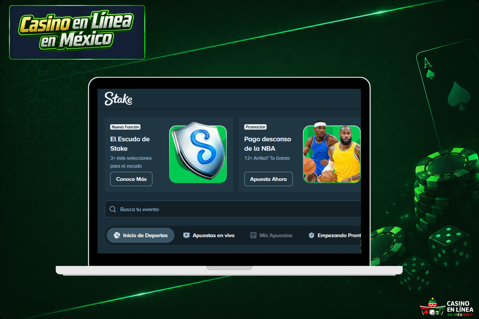 Apuestas deportivas en Stake Casino