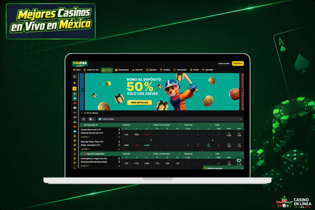 Mejores Casinos en Vivo en México