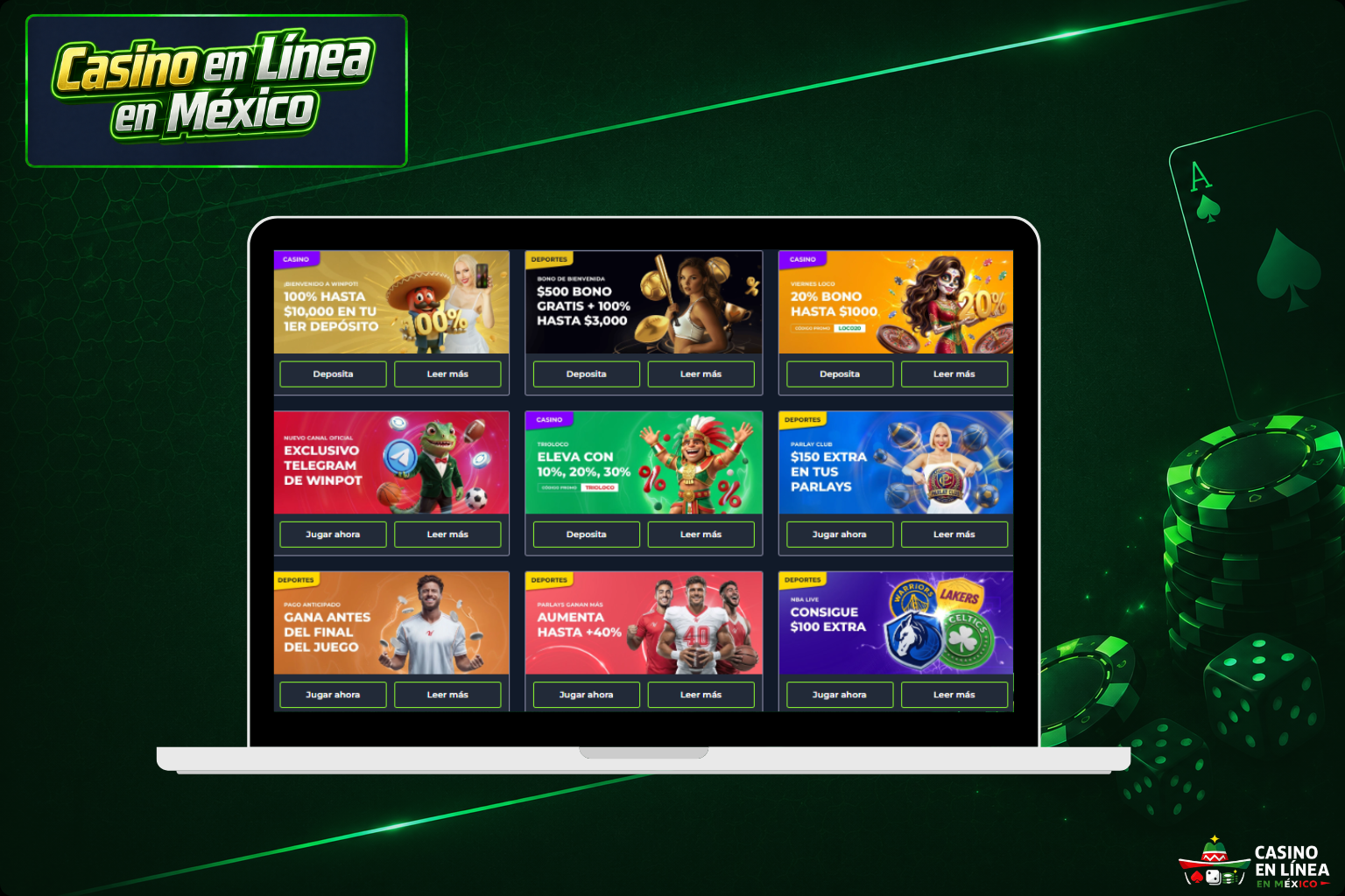 Programa de bonos de Winpot Casino