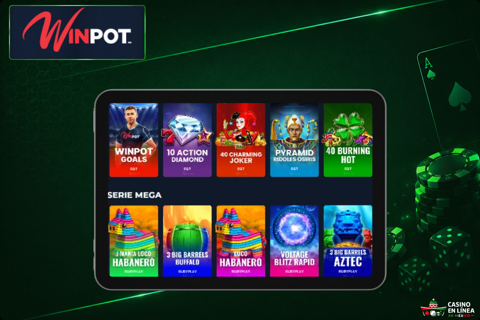 Tragamonedas online del casino Winpot