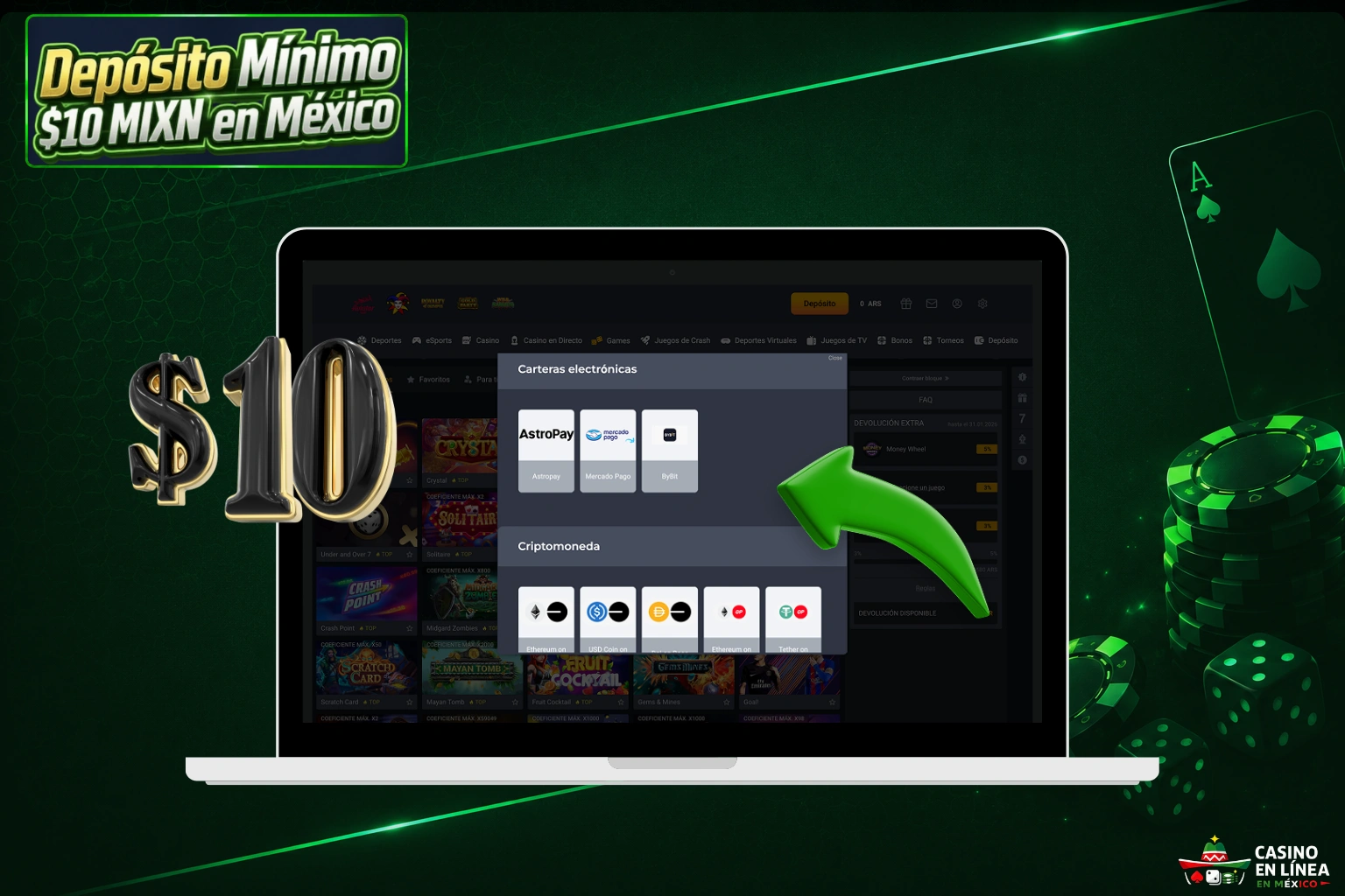 ¿Cómo Funcionan los Casinos con Depósito de 10 Pesos?