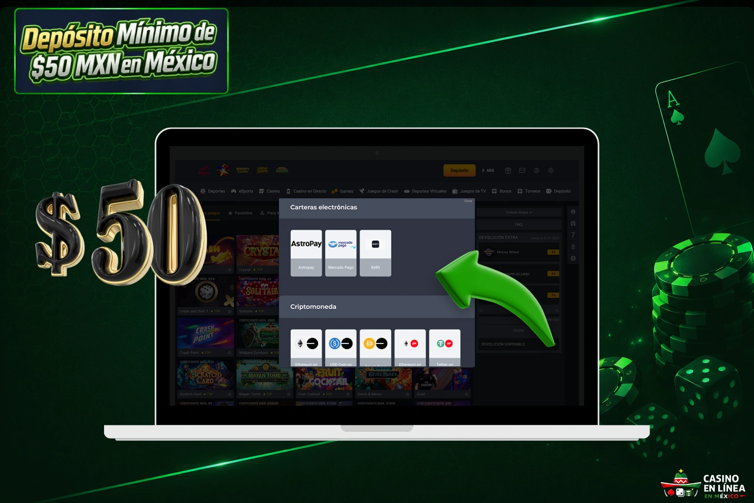 ¿Cómo Funcionan los Casinos con Depósito de 50 Pesos?