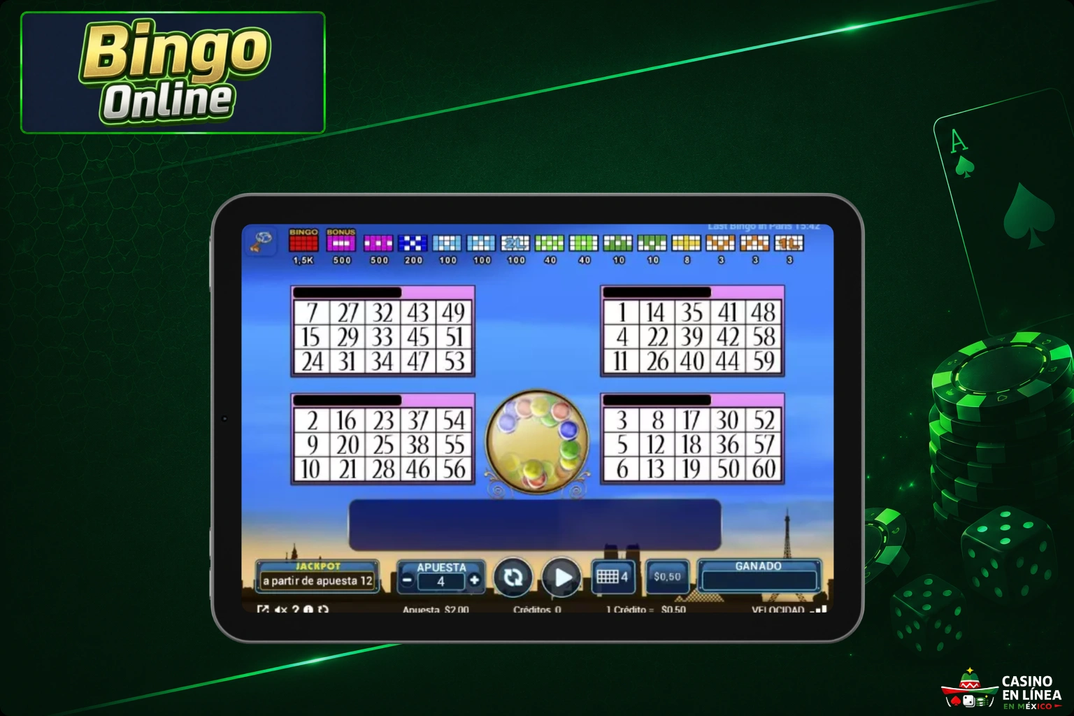 Bonos para Jugar Bingo Online