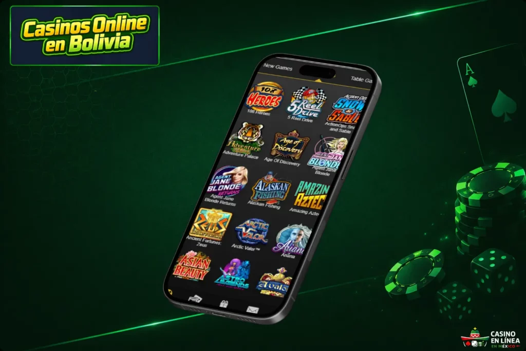 Bonos y promociones en los casinos online de Bolivia