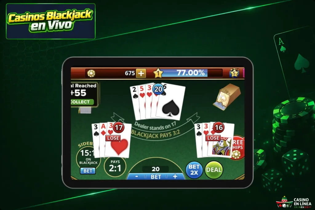Checklist antes de unirte a una mesa de blackjack en vivo