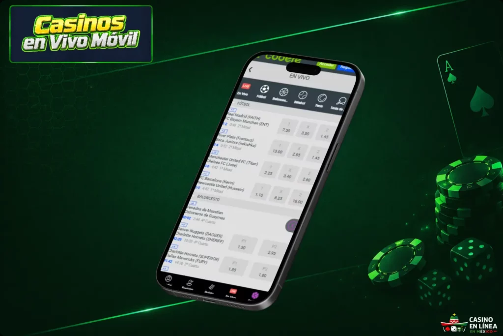 Comparativa de operadores móviles con juegos en vivo