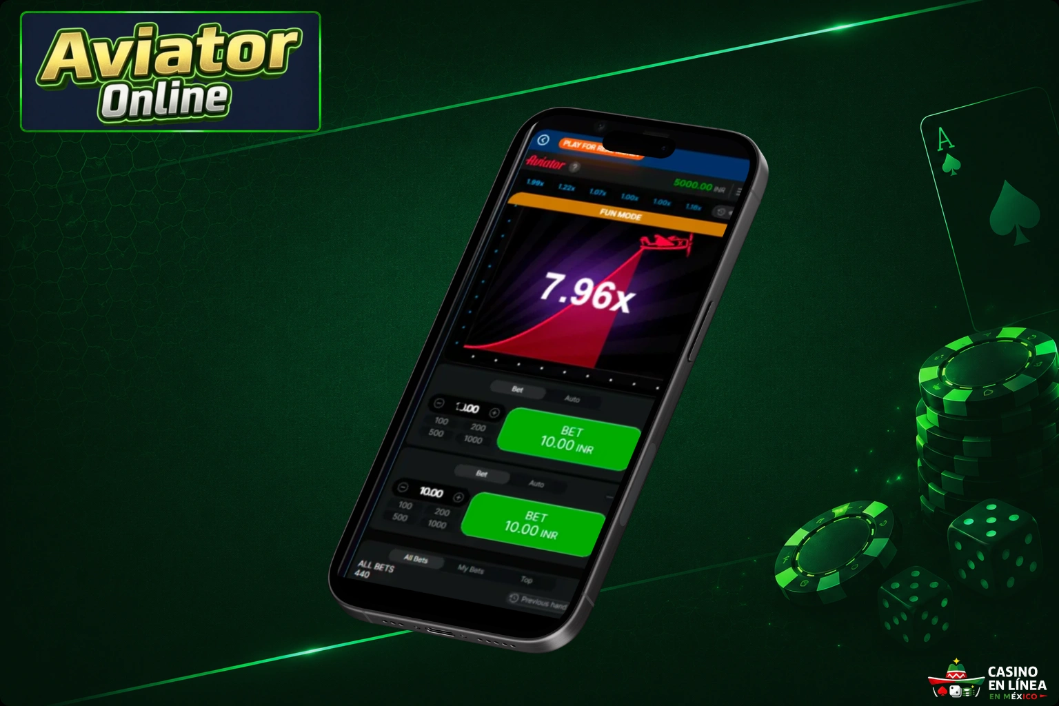 Funciones Principales del Juego Aviator