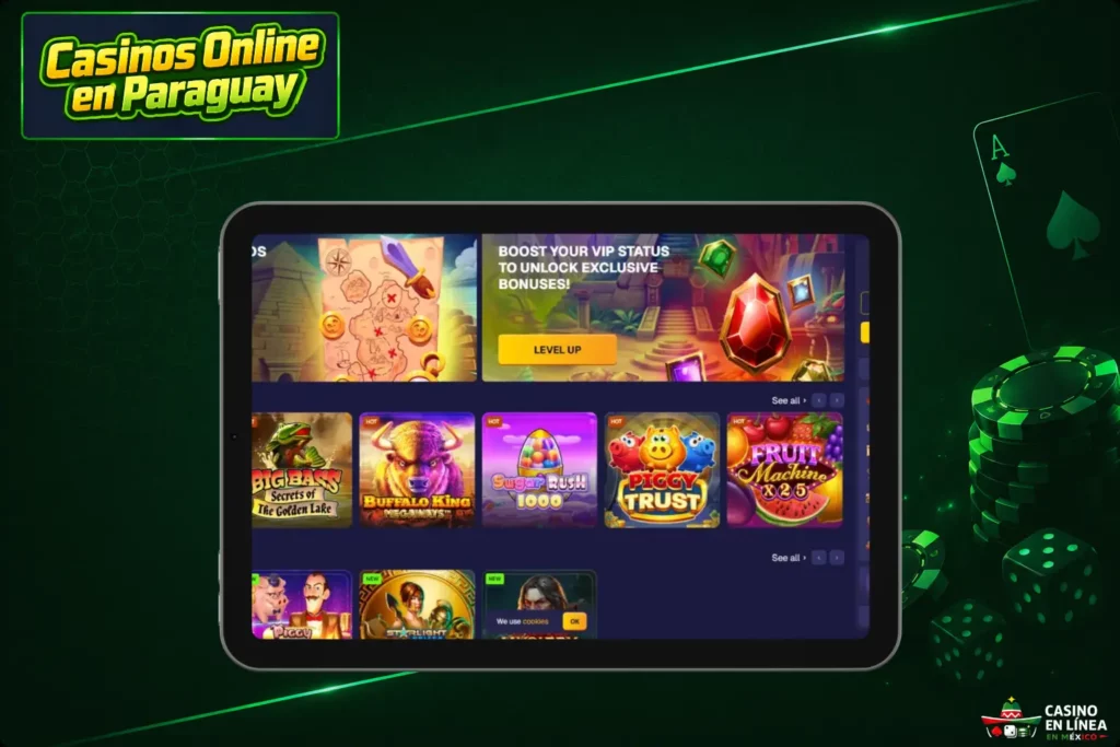 Jackpot City uno de los casinos más populares en Paraguay