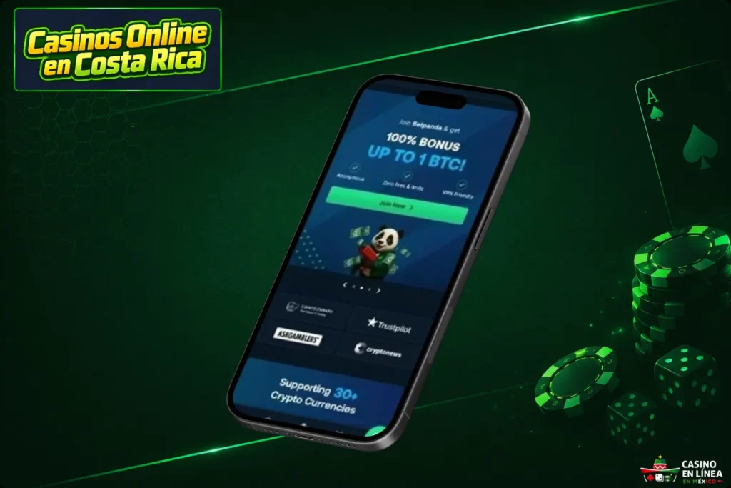 Juegos disponibles en los casinos online de Costa Rica