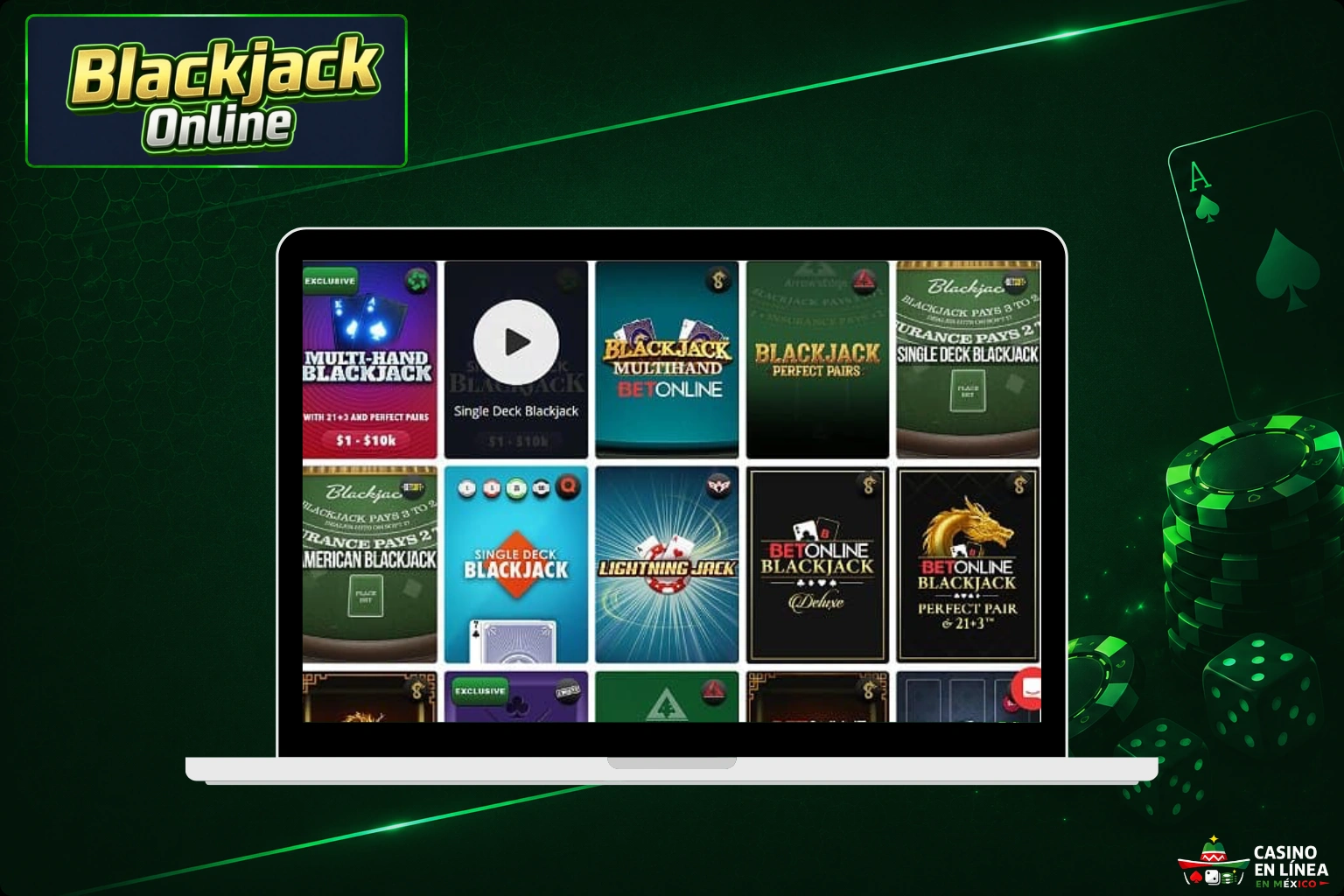 Pagos y Cuotas del Blackjack Online