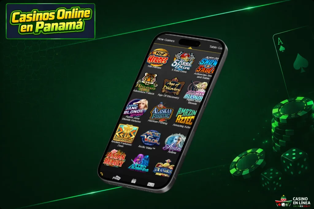 Ranking de casinos online en Panamá por categoría