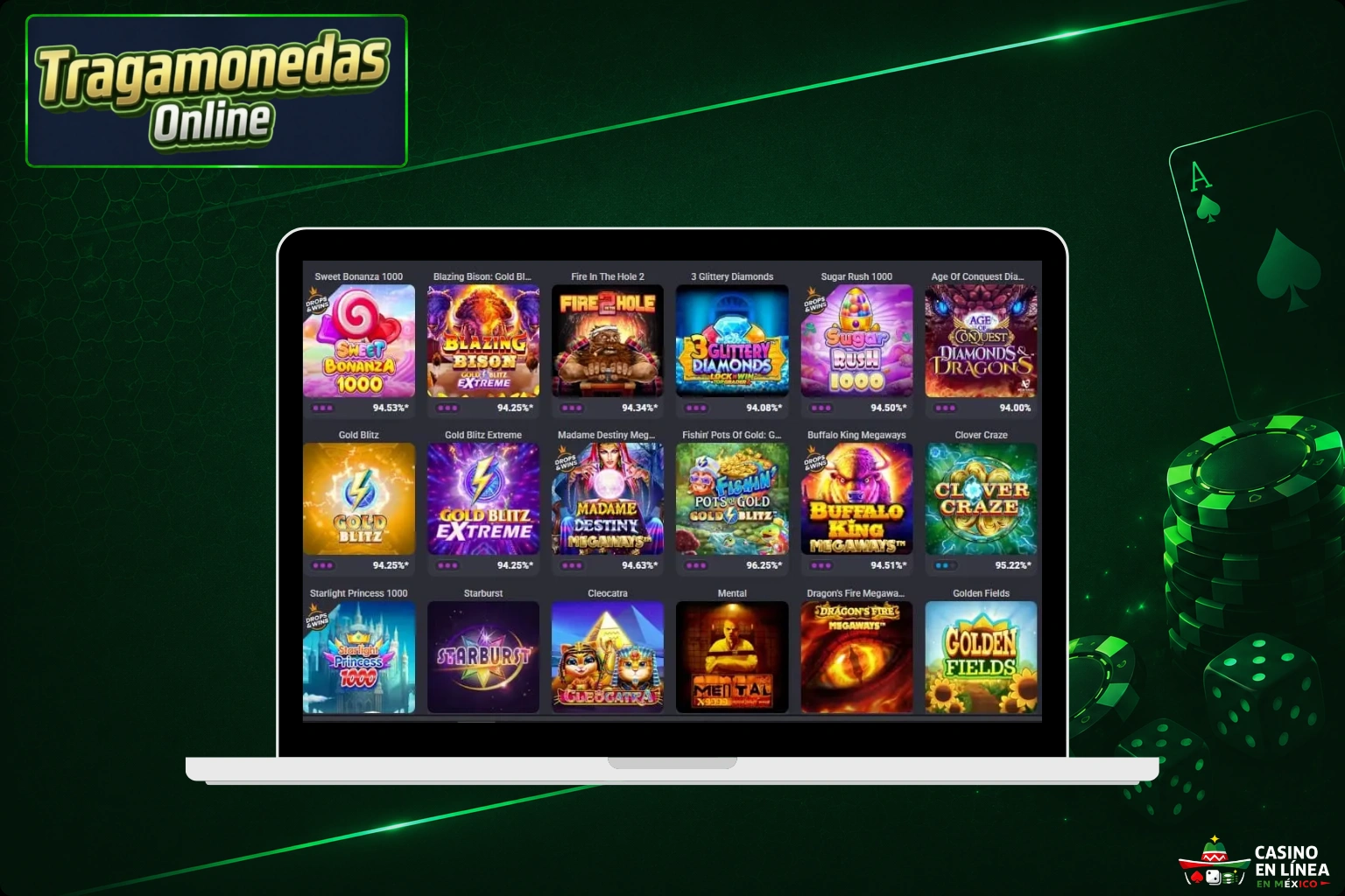 Tipos de Tragamonedas Online