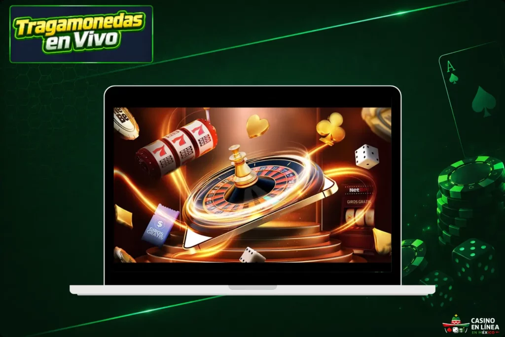 Tragamonedas en vivo en casinos online México