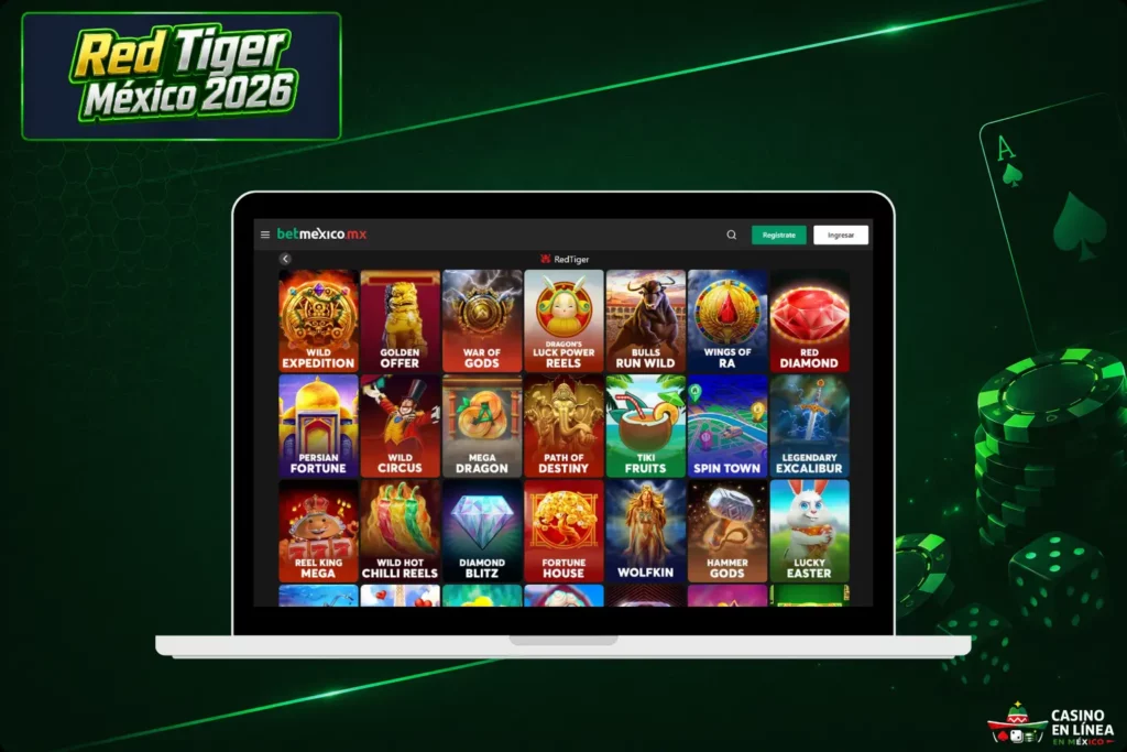 Mejores Casinos con Red Tiger en México 2026