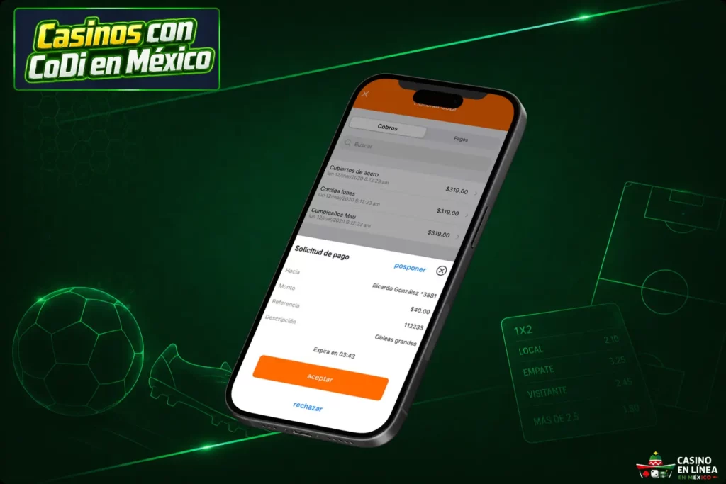 Comisiones de CoDi en Casinos Online