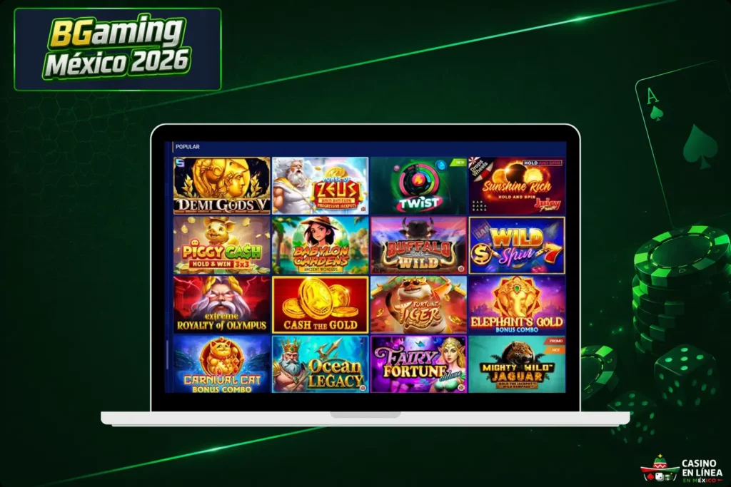 Mejores Casinos con BGaming en México 2026