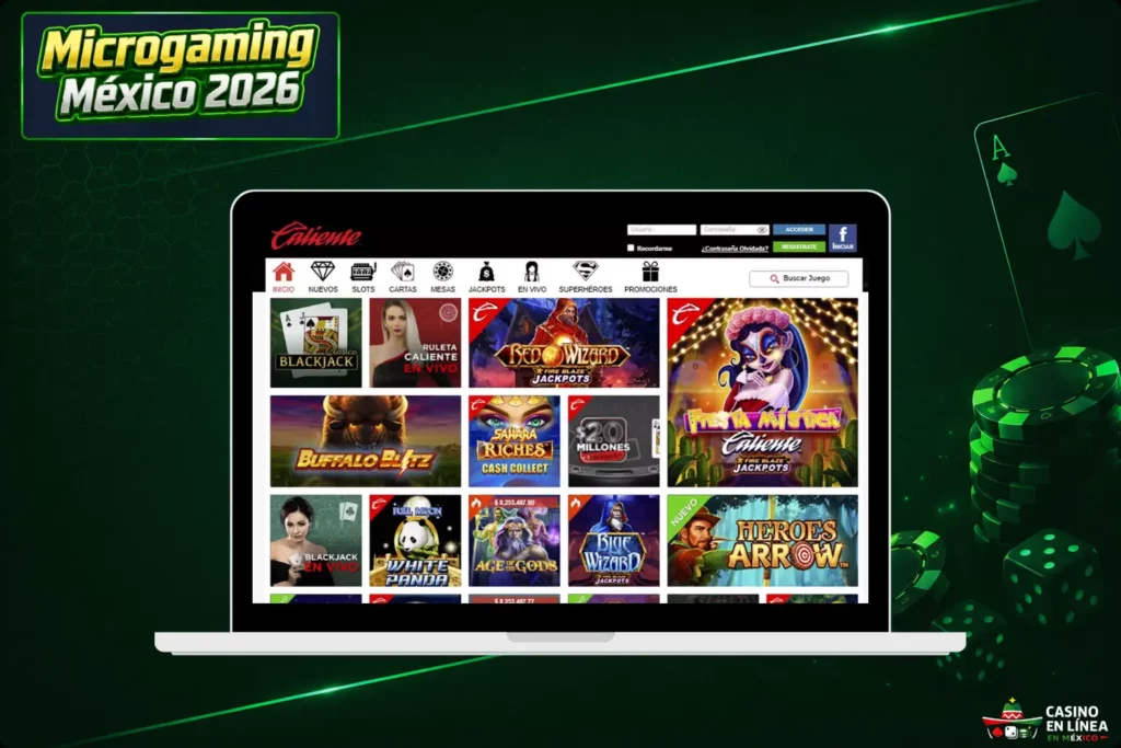 Mejores Casinos con Microgaming en México 2026