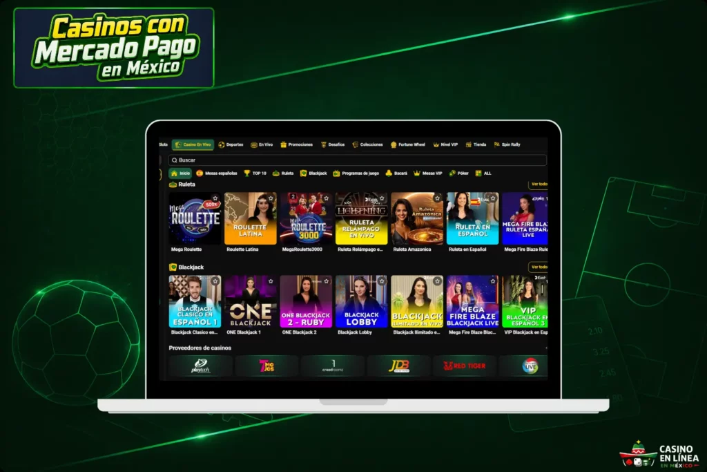 Juegos de Mesa y Casino en Vivo