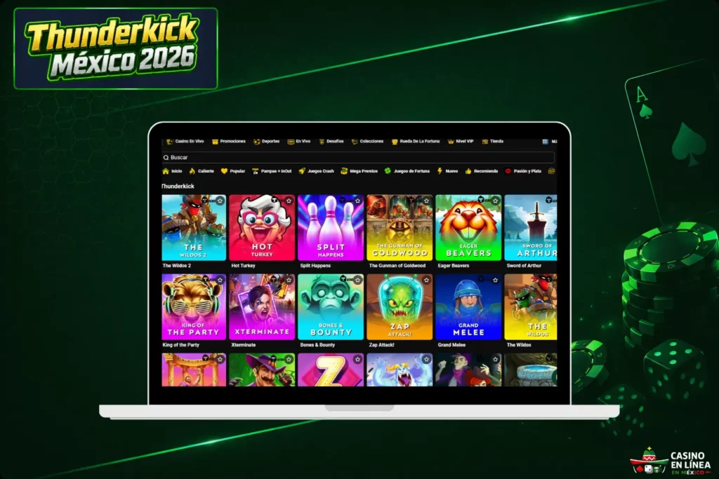 Mejores Casinos con Thunderkick en México 2026